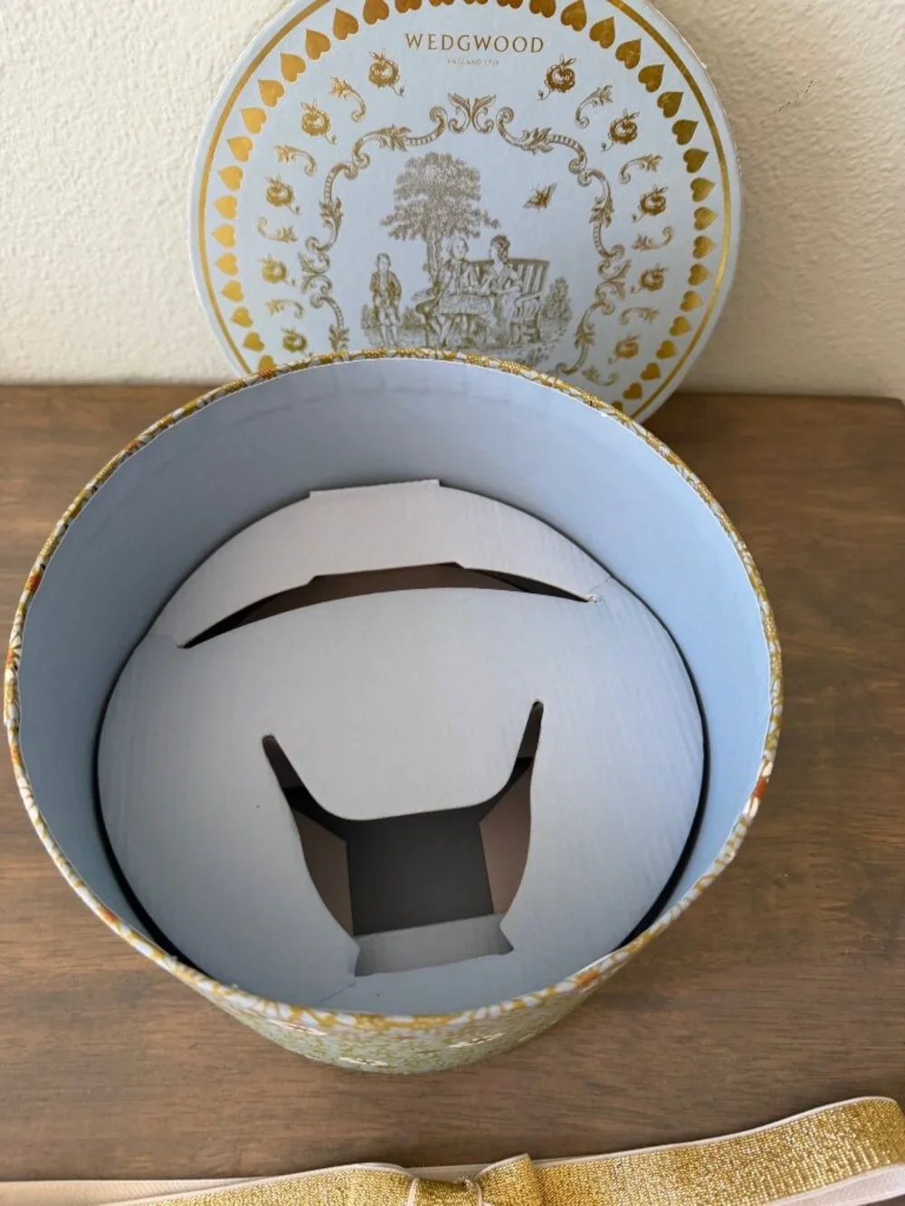 Wedgwood Daisy Tea Story Cup & Saucer Set With Keepsake Box Rare Find